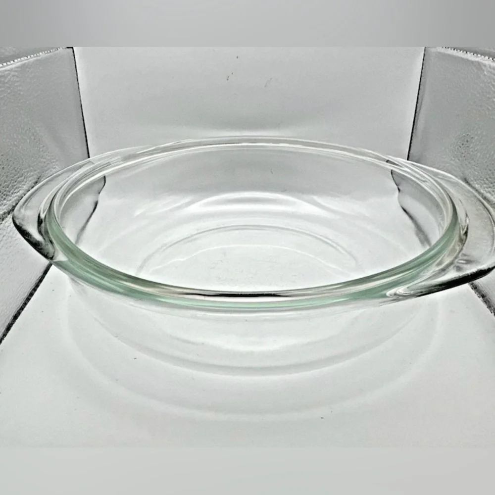 Vintage  Pyrex 687-C Oven Roaster USA Clear Kitchenware Cookware Bakeware